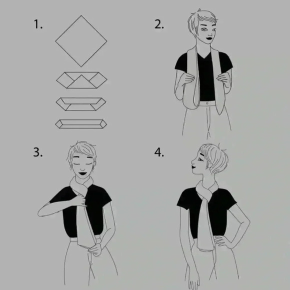 🆕Luxury Satin Print Scarf  90cmx90xm - Picture 10 of 15